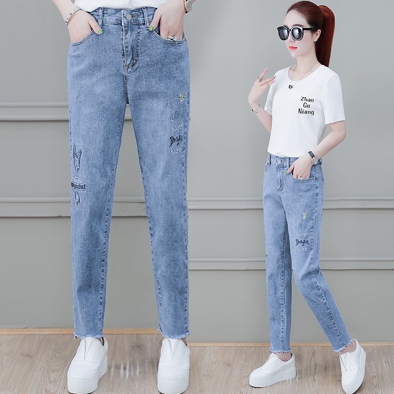 以纯官方旗舰店官网显瘦春夏牛仔裤 尚吻蔓牛仔裤