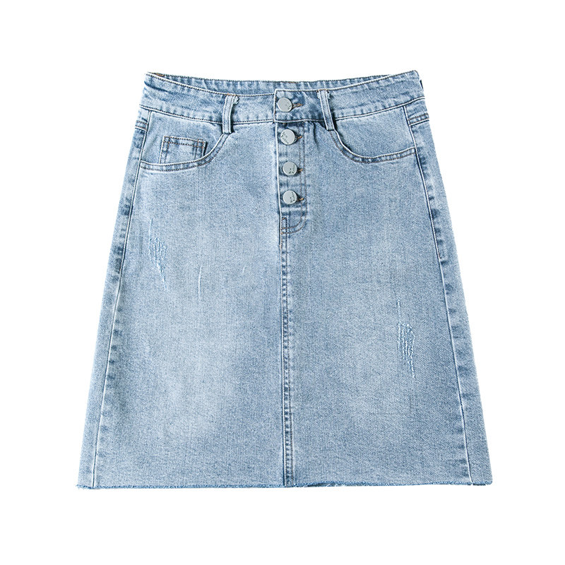 a字高腰显瘦2020夏装新款一步裙 尚吻蔓半身裙