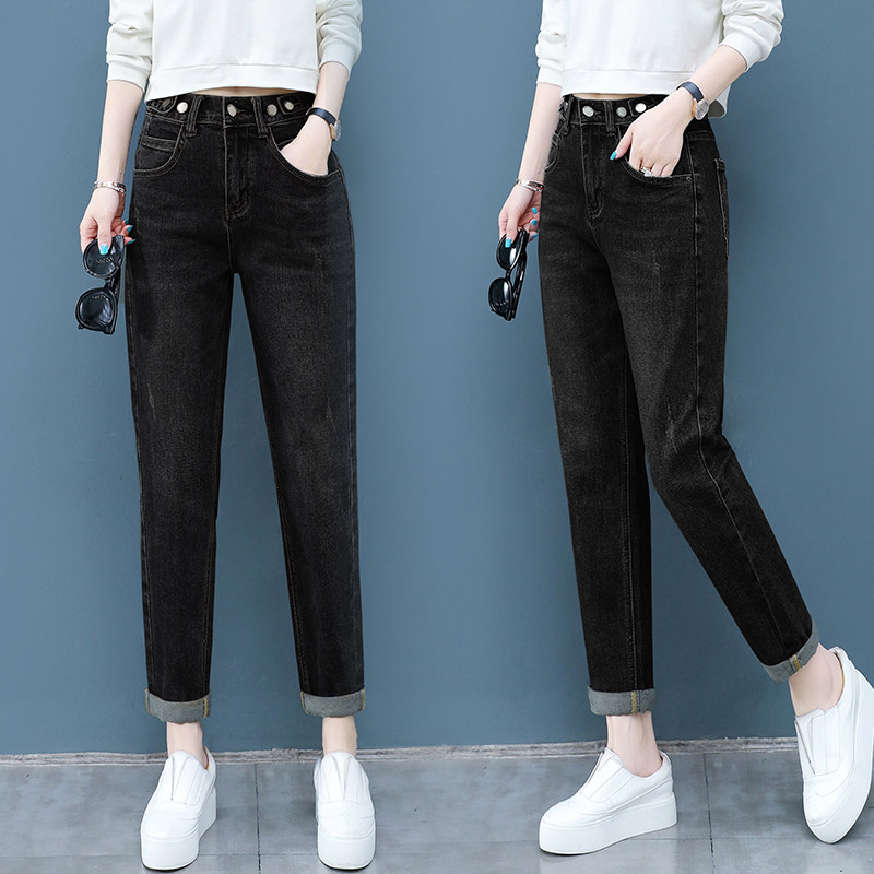 以纯官方旗舰店高腰2020秋季牛仔裤 尚吻蔓牛仔裤