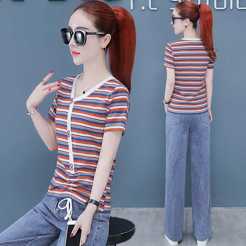 a21p官方官网新款时尚小衫短款t恤 尚吻蔓T恤