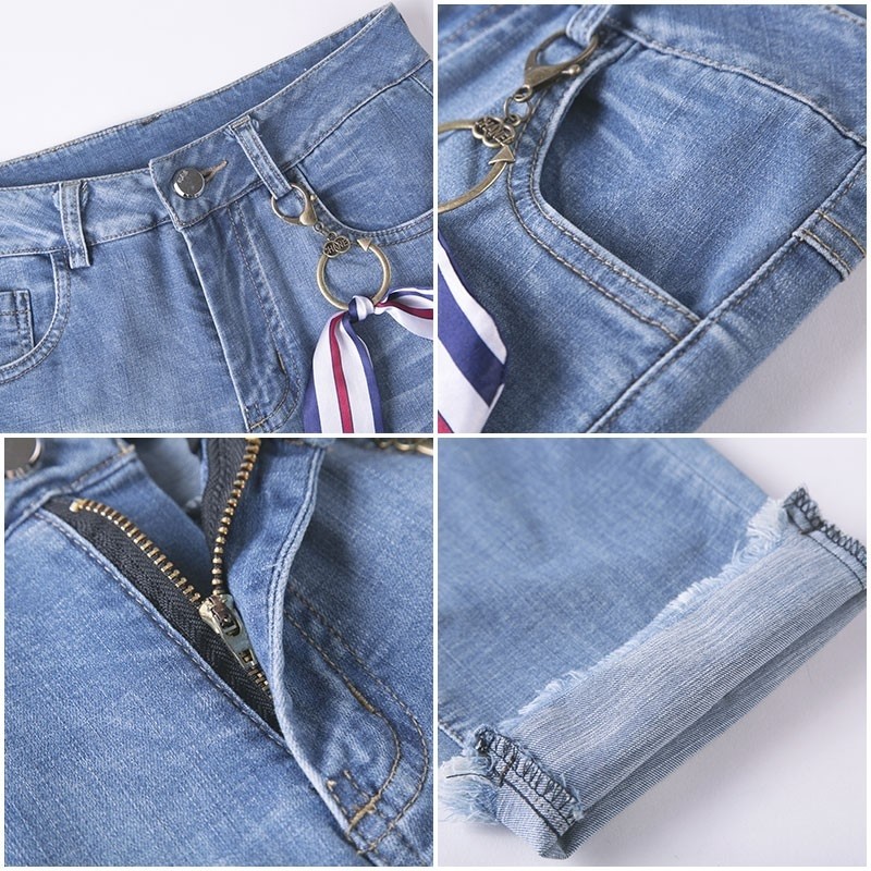 以纯官方旗舰店官网高腰百搭牛仔裤 尚吻蔓牛仔裤