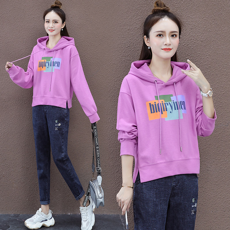 以纯官方旗舰店薄款潮ins连帽卫衣 尚吻蔓卫衣/绒衫