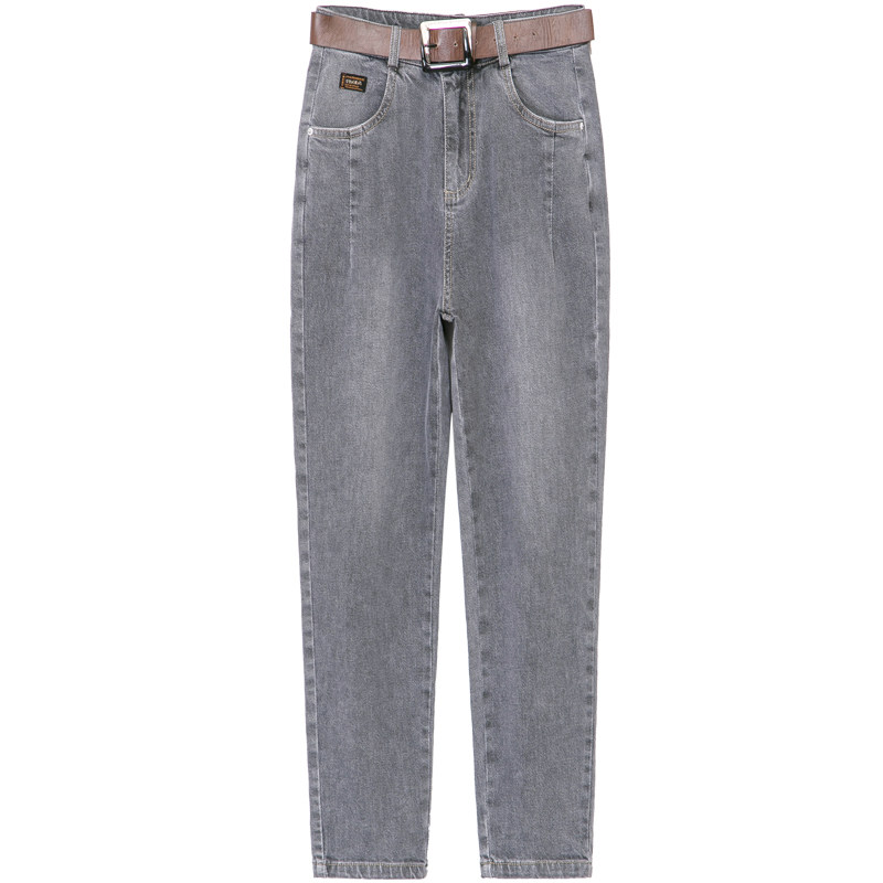 以纯官方旗舰店超显瘦老爹小脚裤 尚吻蔓牛仔裤