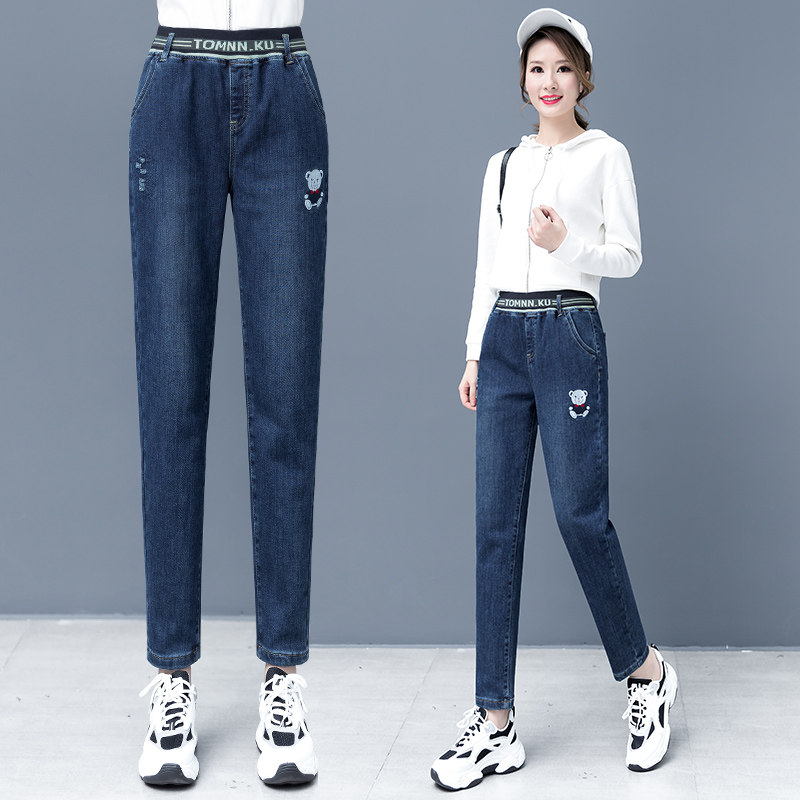 以纯直筒宽松显瘦2020年秋季牛仔裤 尚吻蔓牛仔裤