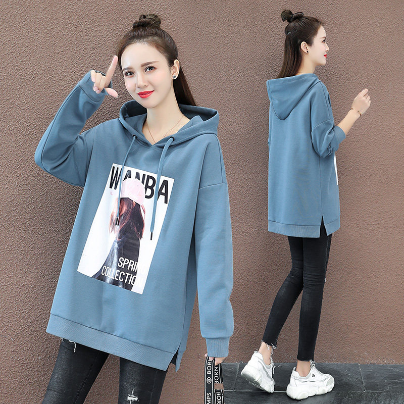 高端韩版连帽长袖女2020以纯卫衣 尚吻蔓卫衣/绒衫
