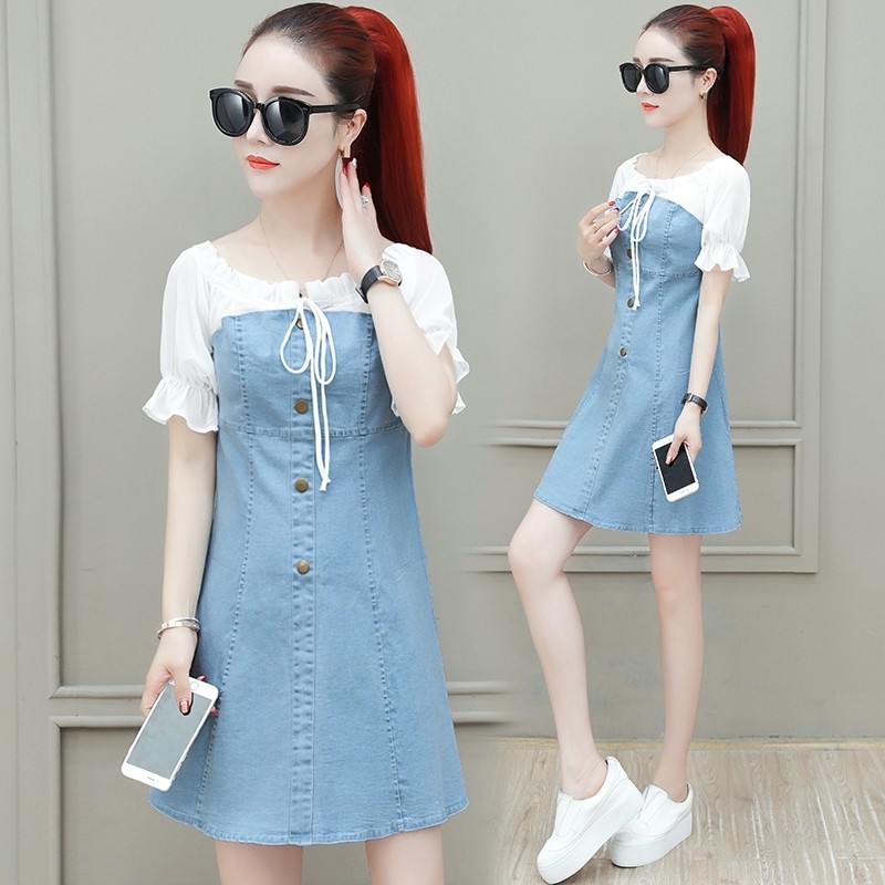 爱依服旗舰店冷淡风高级感夏连衣裙 尚吻蔓连衣裙