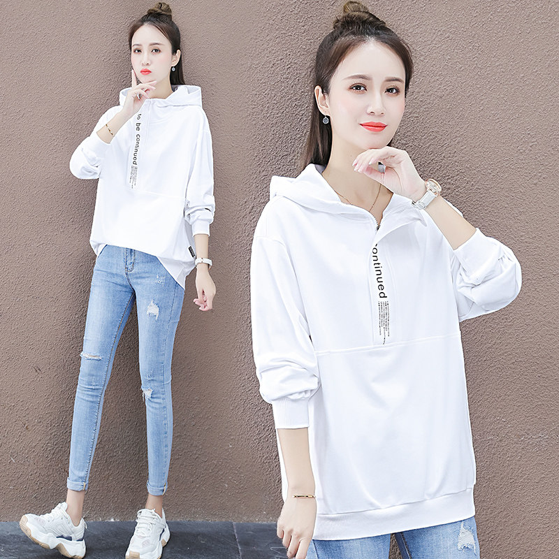 以纯官方旗舰店官网慵懒风宽松卫衣 尚吻蔓卫衣/绒衫