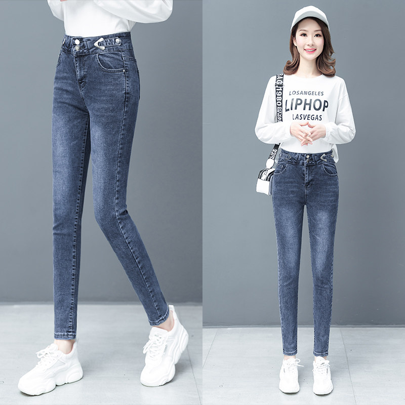 弹力小脚女2020夏装新款以纯牛仔裤 尚吻蔓牛仔裤