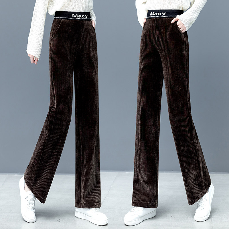 以纯官方旗舰店灯芯绒宽松阔腿裤 尚吻蔓牛仔裤