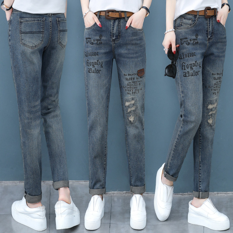 以纯官方旗舰店女长裤2020牛仔裤 尚吻蔓牛仔裤