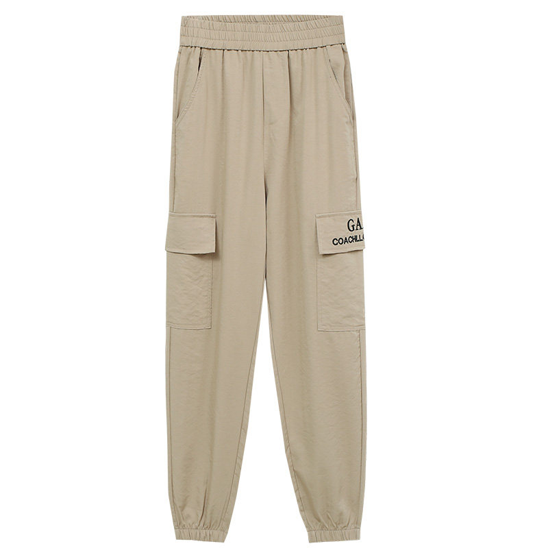 复古bf风2020春季束脚裤以纯工装裤 尚吻蔓休闲裤