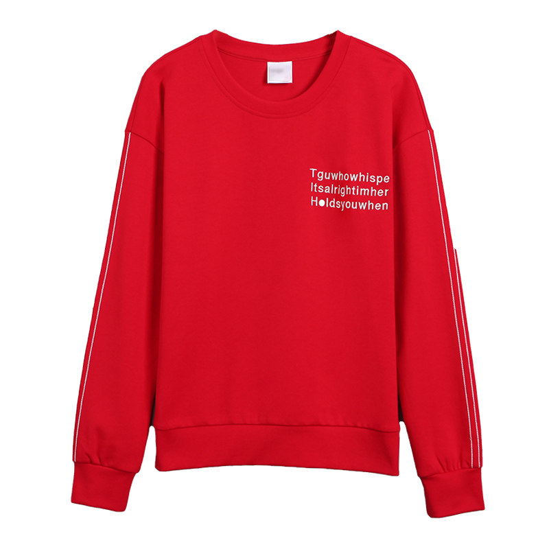 以纯官方旗舰店网红休闲套头潮卫衣 尚吻蔓卫衣/绒衫