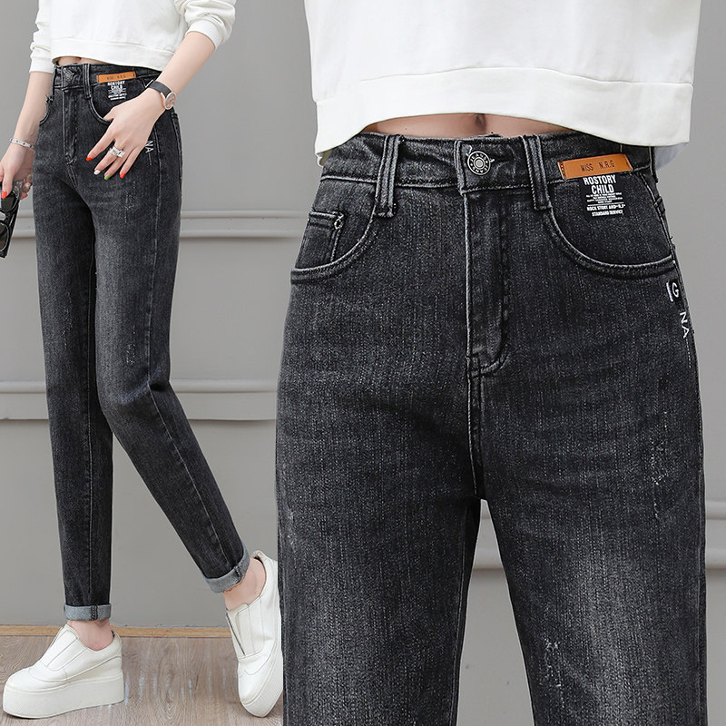 以纯官方旗舰店牛仔女2020小脚裤 尚吻蔓牛仔裤