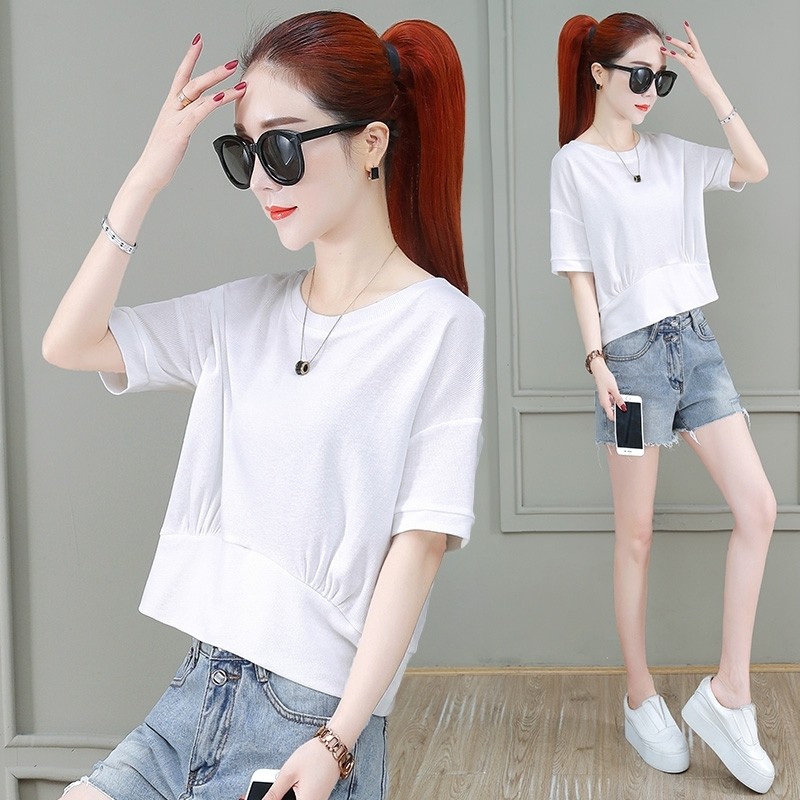 欧贝妮女装a21p官方官网2020夏t恤 尚吻蔓T恤