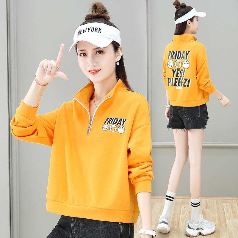 卫衣短款休闲运动宽松潮以纯小外套 尚吻蔓卫衣/绒衫