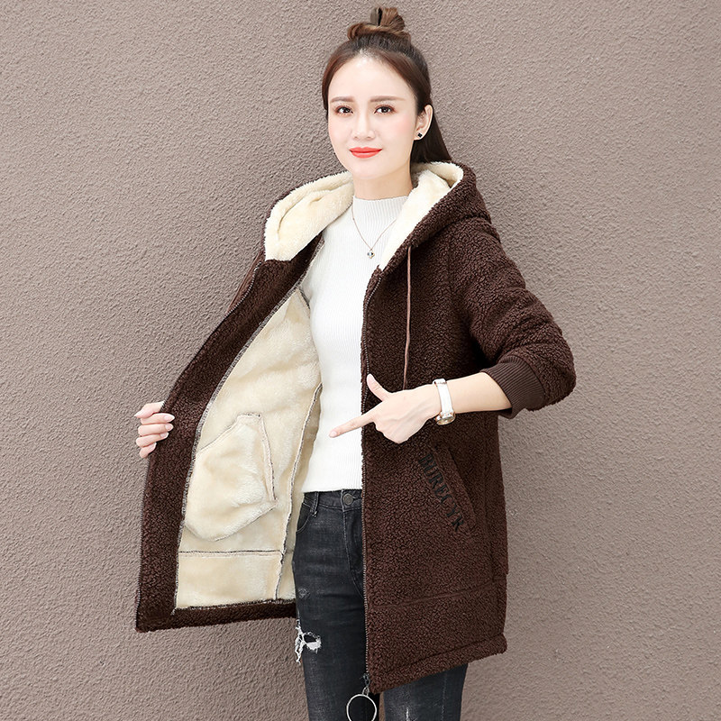 以纯官方旗舰店羊羔绒冬2020卫衣 尚吻蔓卫衣/绒衫