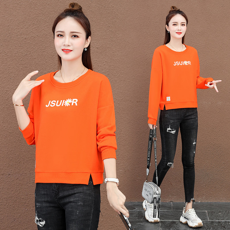 高端女2020初秋新款短款薄以纯卫衣 尚吻蔓卫衣/绒衫