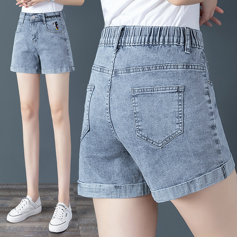 2020年夏新款高腰显瘦a字牛仔裤 尚吻蔓牛仔裤