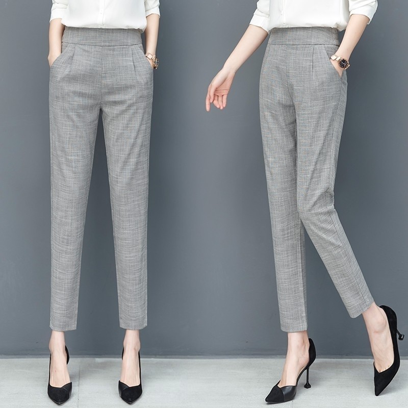 以纯官方旗舰店官网伦轻薄ol九分裤 尚吻蔓休闲裤