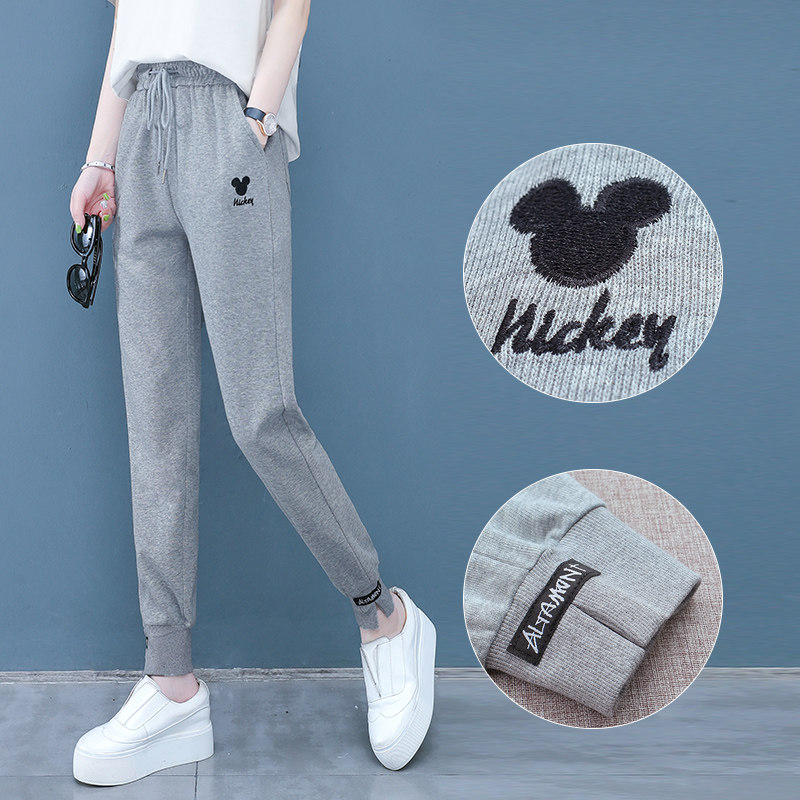 以纯官方旗舰店女显瘦百搭运动裤 尚吻蔓休闲裤