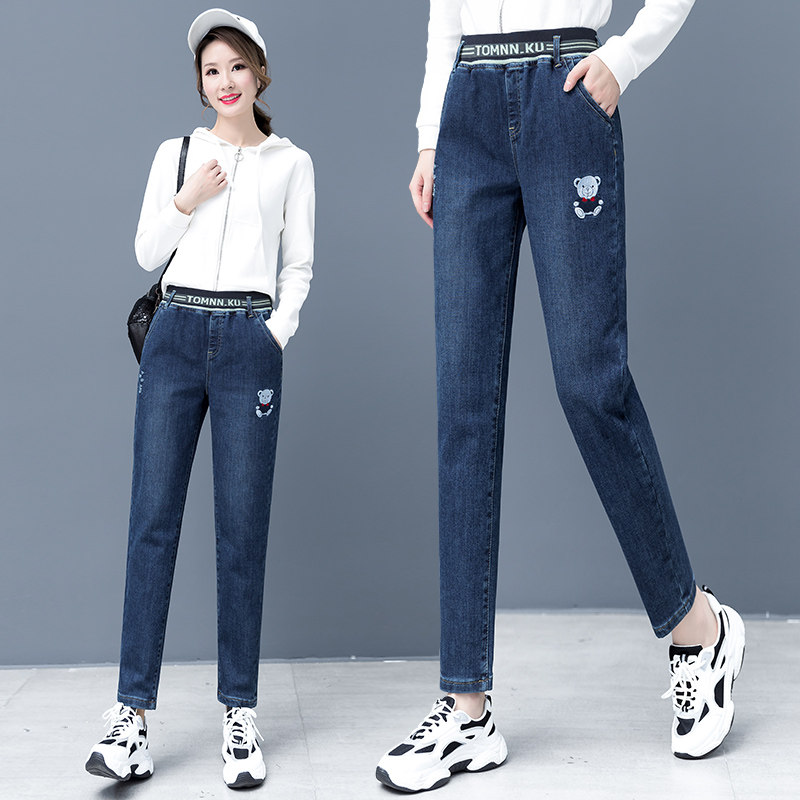 以纯直筒宽松显瘦2020年秋季牛仔裤 尚吻蔓牛仔裤