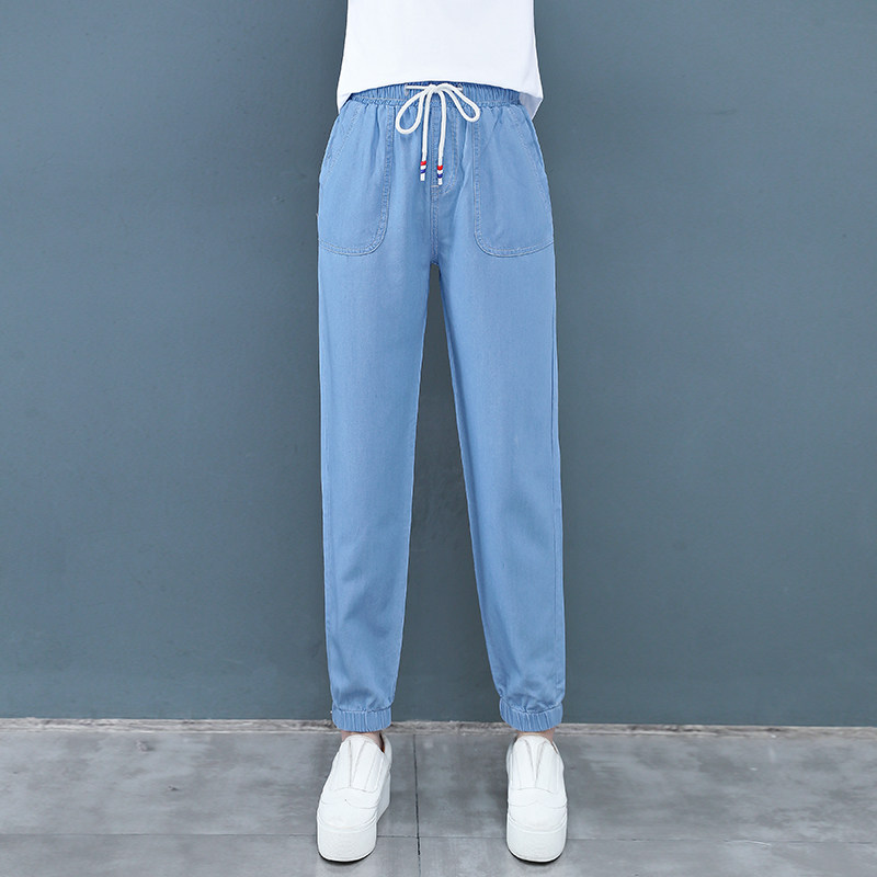 以纯官方旗舰店超显瘦老爹裤牛仔裤 尚吻蔓牛仔裤