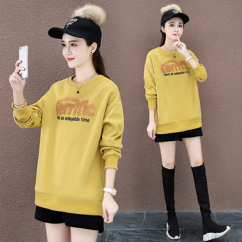 以纯官方旗舰店秋冬2020新款卫衣 尚吻蔓卫衣/绒衫