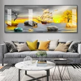 Диван фоновая настенная живопись штатив Фарфоровая живопись простая современная гостиная декоративная картина роспись висящая живопись ресторан спальня спальня