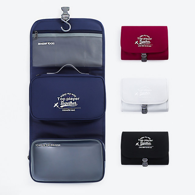 Multifunctional dry and wet separation toiletries for business trips
