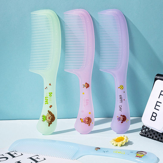 Travel comb portable comb home fine tooth comb long hair comb straight hair comb smoothing comb jelly comb