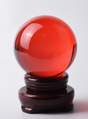 鸿运当头红色水晶球家居开业