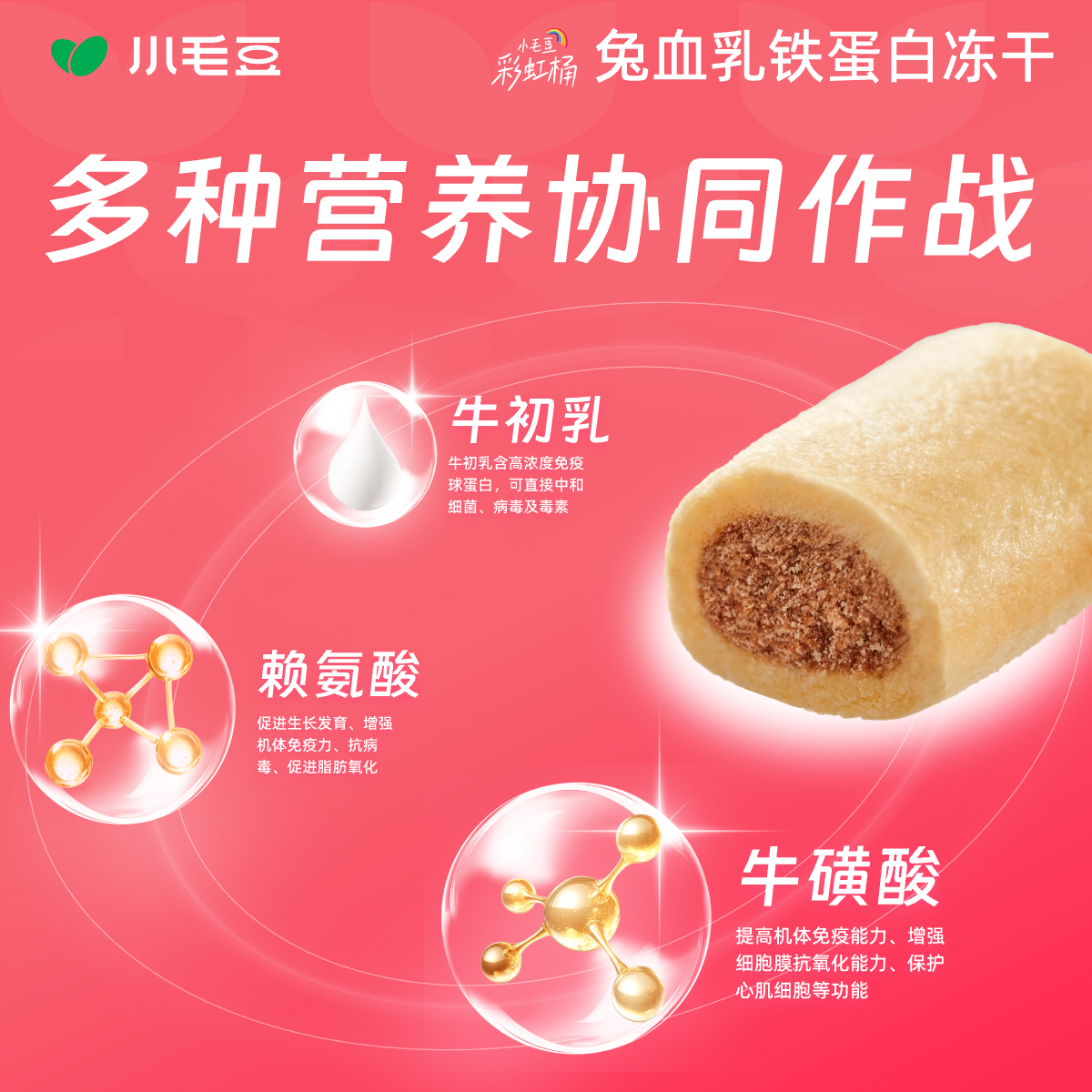 小毛豆兔血乳铁蛋白彩虹夹心冻干桶孕猫术后恢复补血补气零食冻干,淘宝优惠券,粉丝福利购,淘宝优惠卷