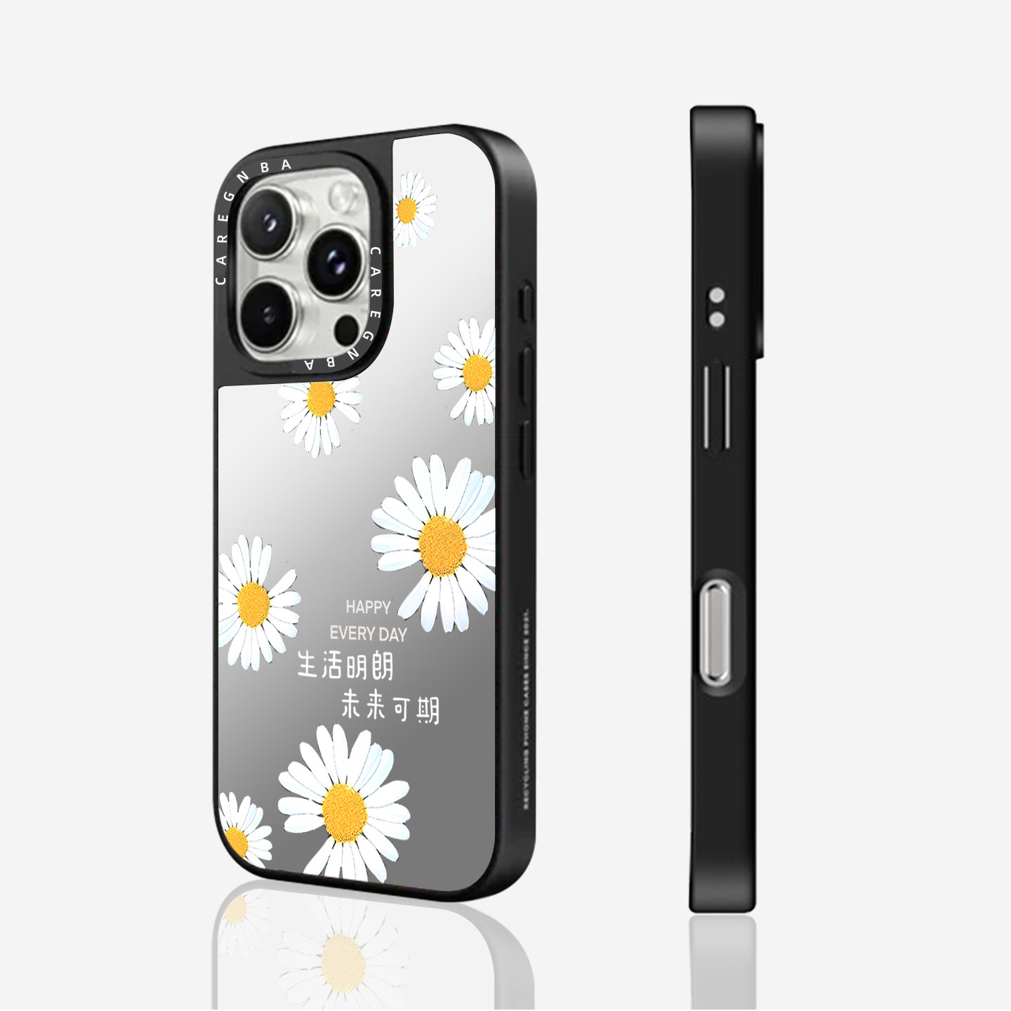 CAREGNBA江疏影同款你看起来真好看适用于苹果16promax手机壳iPhone15plus防摔14pro镜面13女12网红11同款XR