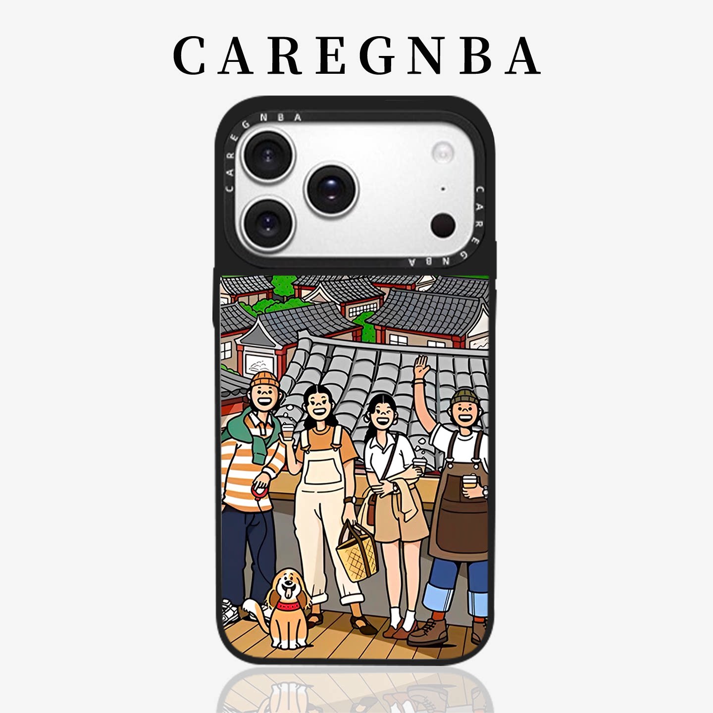 CAREGNBA宋轶同款北京城市适用苹果16手机壳iPhone15promax潮牌14plus新款13防摔12pro网红XR明星11高级感女