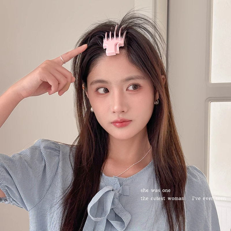 高颅顶风塑梳垫发夹2025新款头发发根蓬松前额刘海定型夹,淘宝优惠券,粉丝福利购,淘宝优惠卷