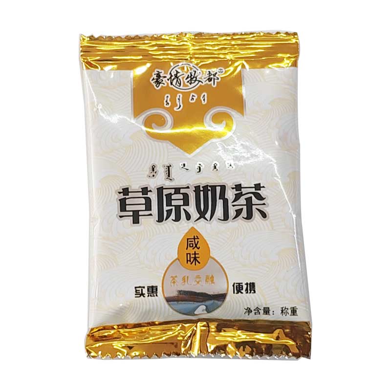 豪情牧都草原奶茶咸味320克16袋装正宗内蒙古奶茶粉固体饮料 - 图0