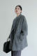 Australian wool mid-length loose coat