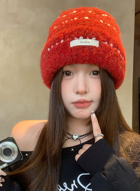帽子女款2026新款秋冬针织毛线帽