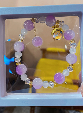 小红书水晶手链闺蜜琉璃小众水晶