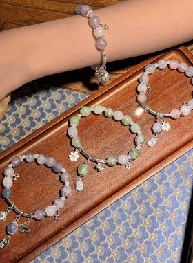 招财纳福女孩手链手链小众