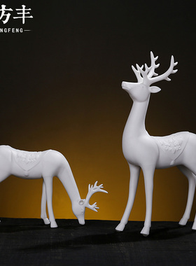 福鹿客厅玄关中式风酒柜装饰品