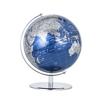 Boome 25cm Blue Metal Globe Office Supplies Teaching Supplies Creative Gift Office Book House Decoration