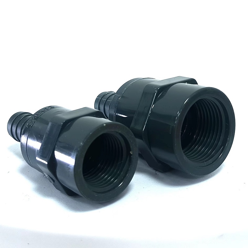 UPVC软管宝塔直接 PVC软硬快接塑料接头 内丝丝口转接头配件外丝 - 图2