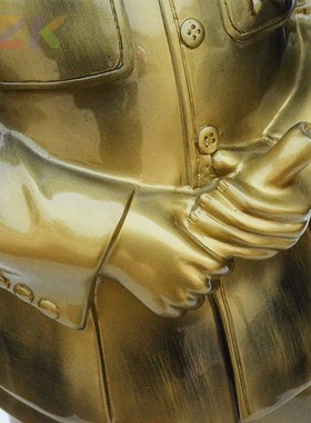 毛主席像 纪念品 毛爷爷树脂开国主题全身像汽车摆件38~68厘米b1