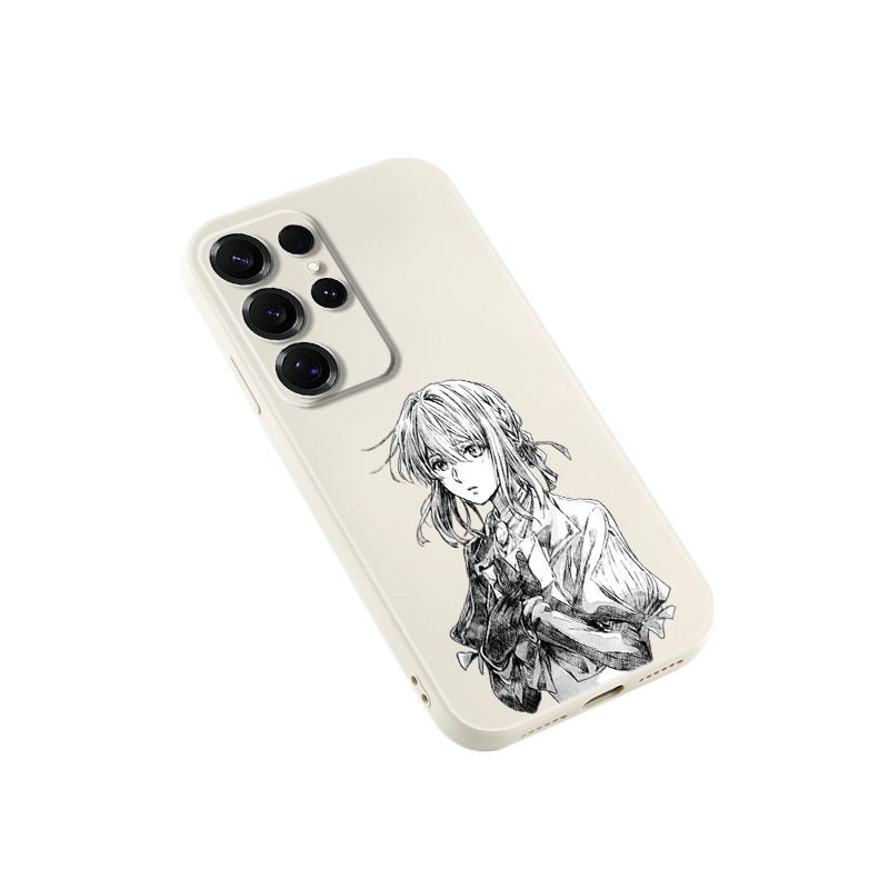 薇尔莉特适用三星S25Ultra S22硅胶A42透明A56 S23紫罗兰永恒花园A54/A53/A52/A51定制S25Plus防摔S24 手机壳 - 图3