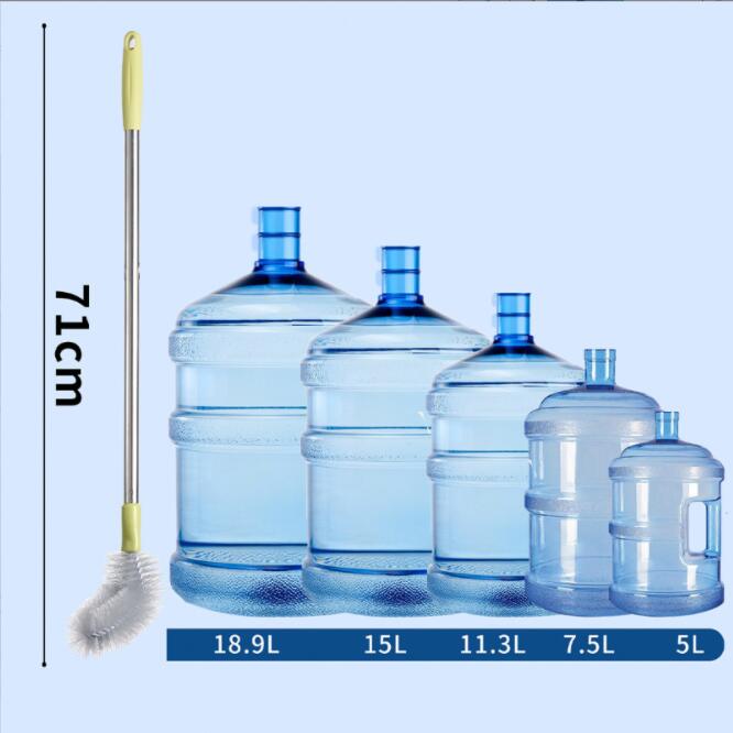 纯净水桶专用刷子神器长柄矿泉水饮水机桶刷清洗刷弯头清洁水桶刷-图0