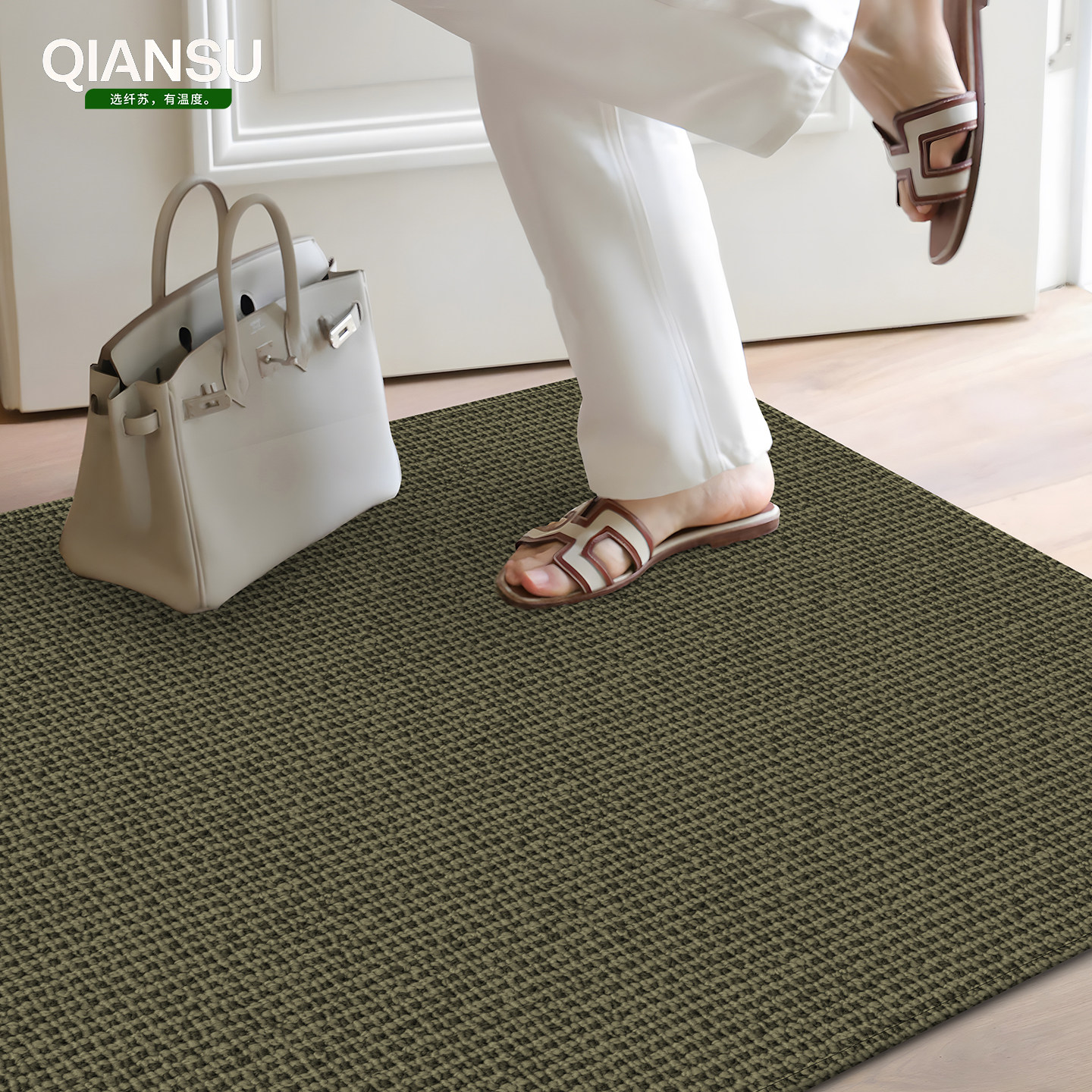 高级入户门地垫门口绿色门垫地毯防滑可裁剪免洗2026新款大门脚垫,淘宝优惠券,粉丝福利购,淘宝优惠卷