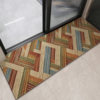 No-wash absorbent kitchen mat