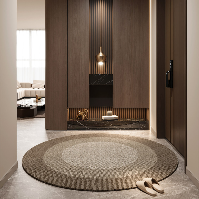 圆形入户门地垫门口地毯门垫客厅进门垫子新款家用防滑高级脚垫,淘宝优惠券,粉丝福利购,淘宝优惠卷