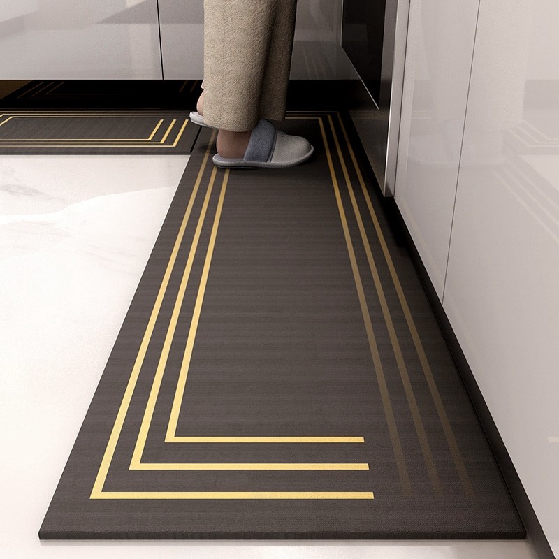 厨房地垫防滑防油地毯可擦免洗脚垫吸水专用硅藻泥垫子长条pvc,淘宝优惠券,粉丝福利购,淘宝优惠卷